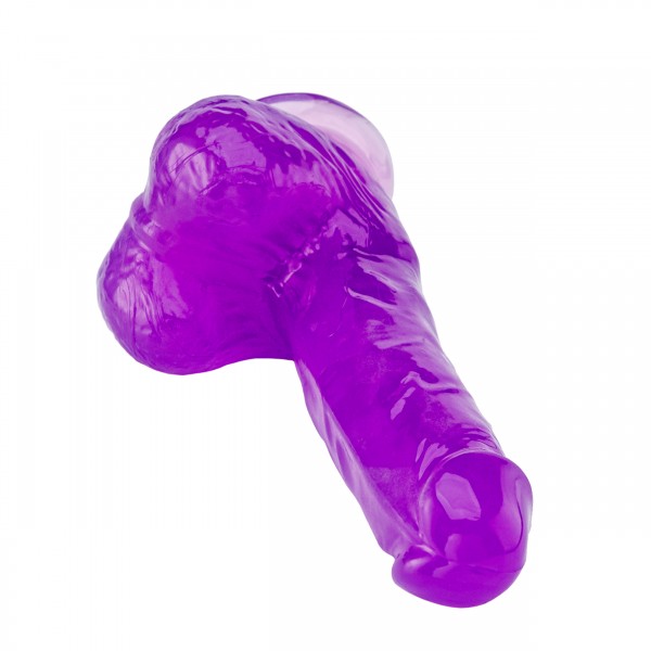 Фаллоимитатор резиновый реалистичный на присоске Yes or Yes, 180х38мм, фиолетовый - 1