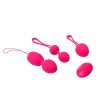 Вагинальные шарики с дистанционным управлением,БЕЗ КОРОБКИ, 10 режимов вибрации, розовые