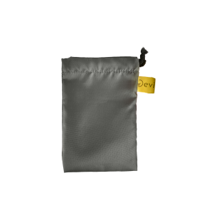 Мешочек ткань оксофорд (цв. т.серый) Devi 20х30 см